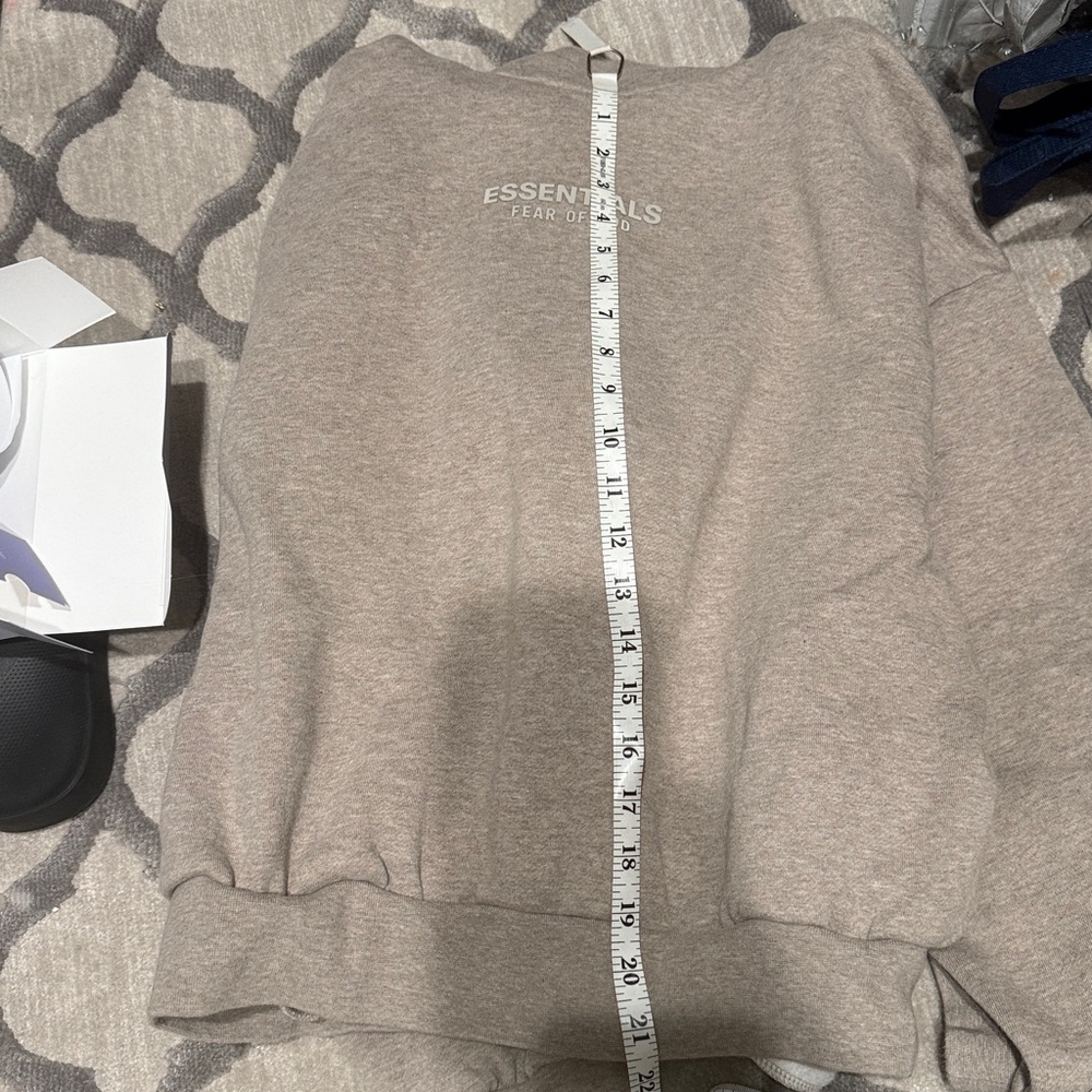 Fear of God Essentials Tan Hoodie - Picture 11 of 11